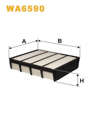 WIX FILTERS oro filtras WA6590